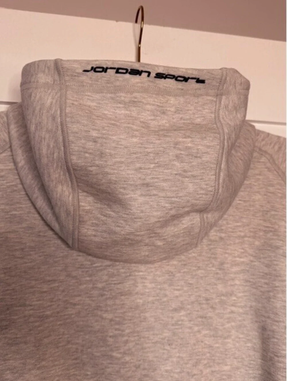 Nike Jordan Sport Men's Full Zip Hoodie Gray Jumpman Hooded Sweatshirt L NWT